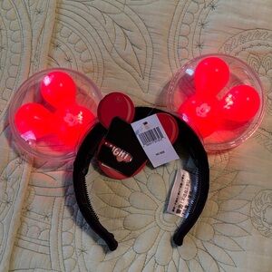 Red light up Disney balloon ears